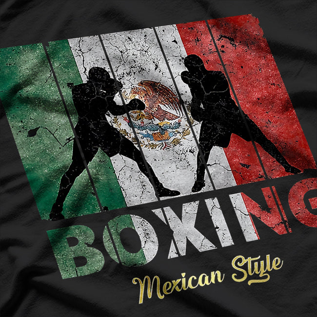 Mexican Vintage Style Boxing - A Bold Twist on Fighting Spirit T-Shirt