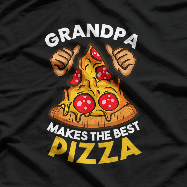 Grandpa Makes the Best Pizza Family Tradition T-Shirt