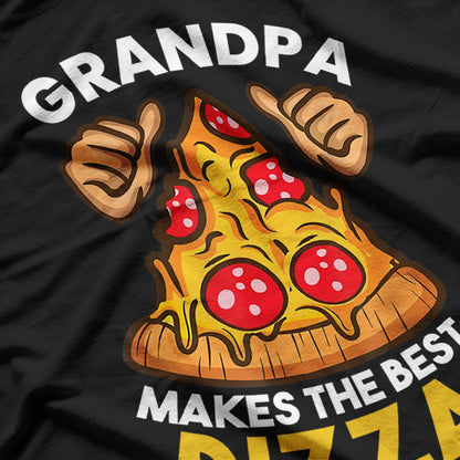 Grandpa Makes the Best Pizza Family Tradition T-Shirt