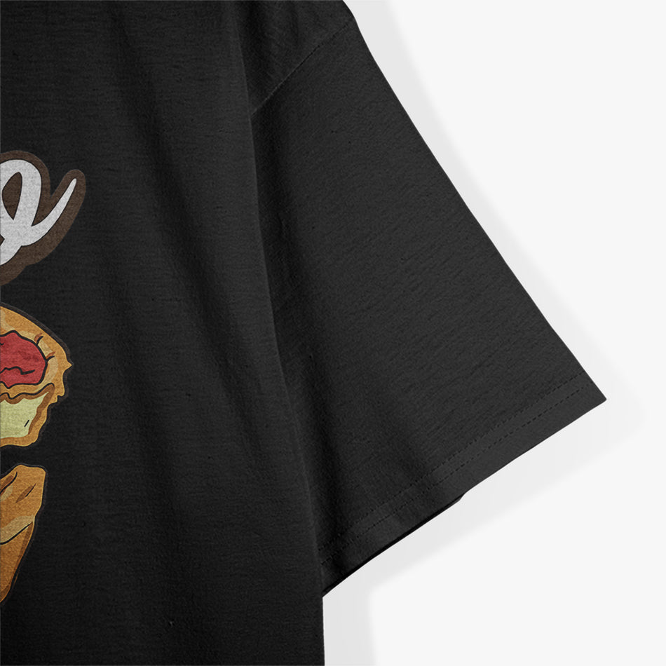 Chicago Style Pizza Deep Dish Pizza Thick Crust Food Lover T-Shirt