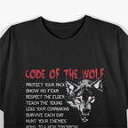 Code of the Wolf - Fenrir Vikings Norse Mythology T-Shirt