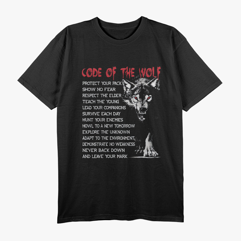 Code of the Wolf - Fenrir Vikings Norse Mythology T-Shirt