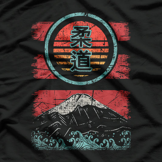 Judo Kanji Retro 80s Style T-Shirt