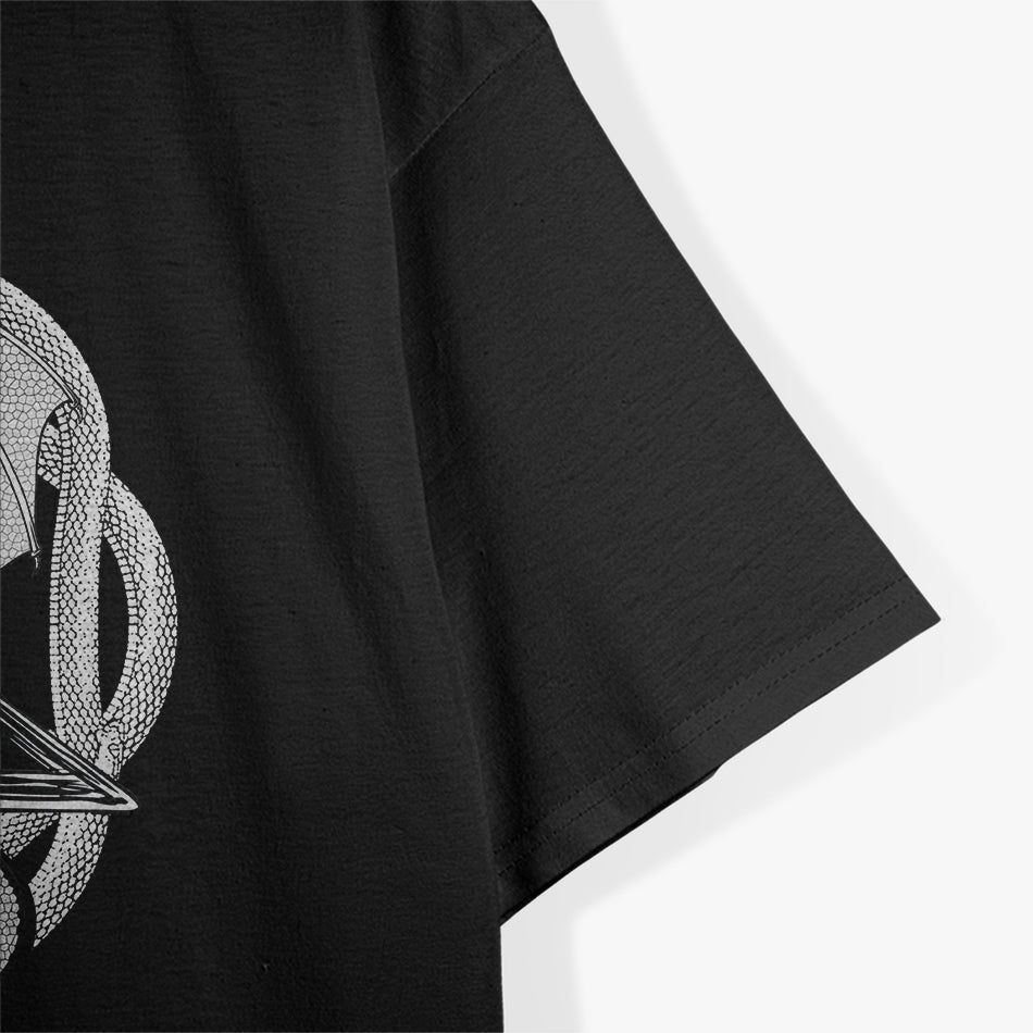 Lilith - Female Devil & Pagan Ouroboros T-Shirt