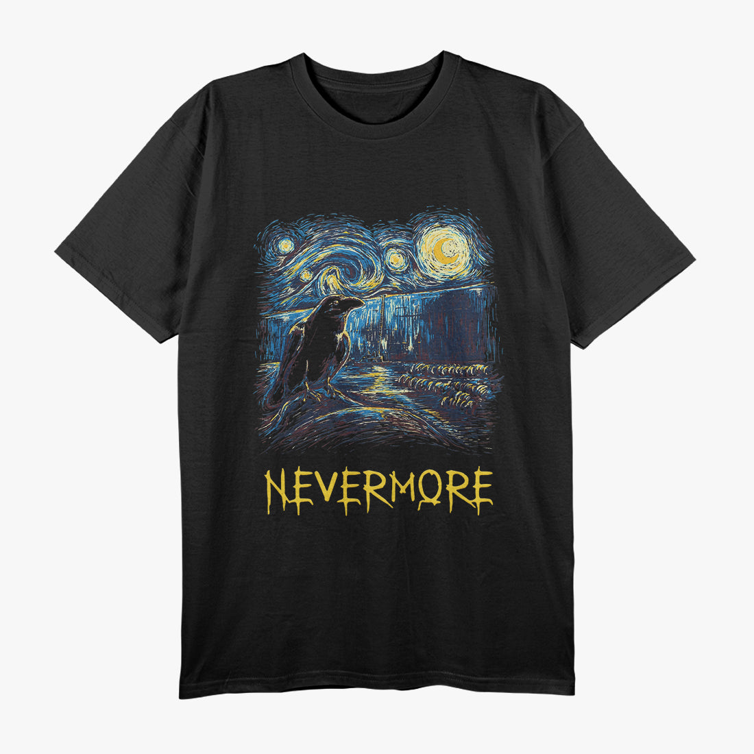 Starry Night Nevermore T-Shirt