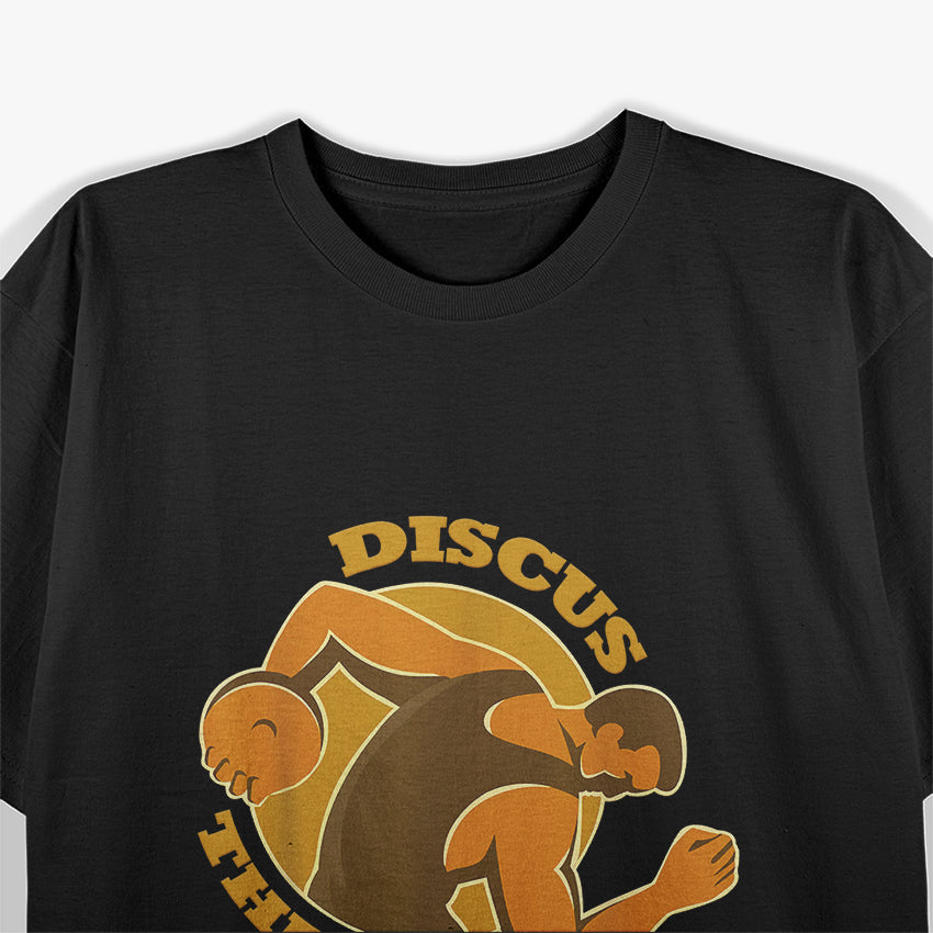 Discus Throw vs. Runners - Track and Field Athlete Funny T-Shirt