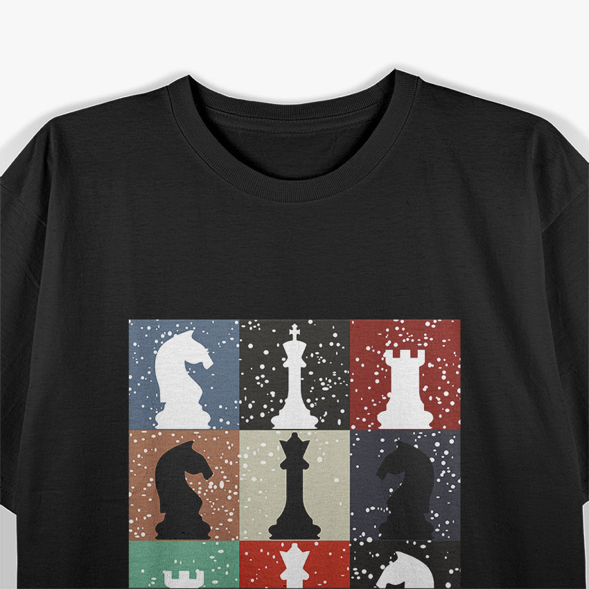 Funny Chess Board For Clever Strategists and Players T-Shirt