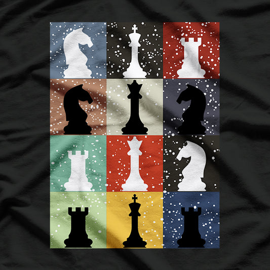 Funny Chess Board For Clever Strategists and Players T-Shirt