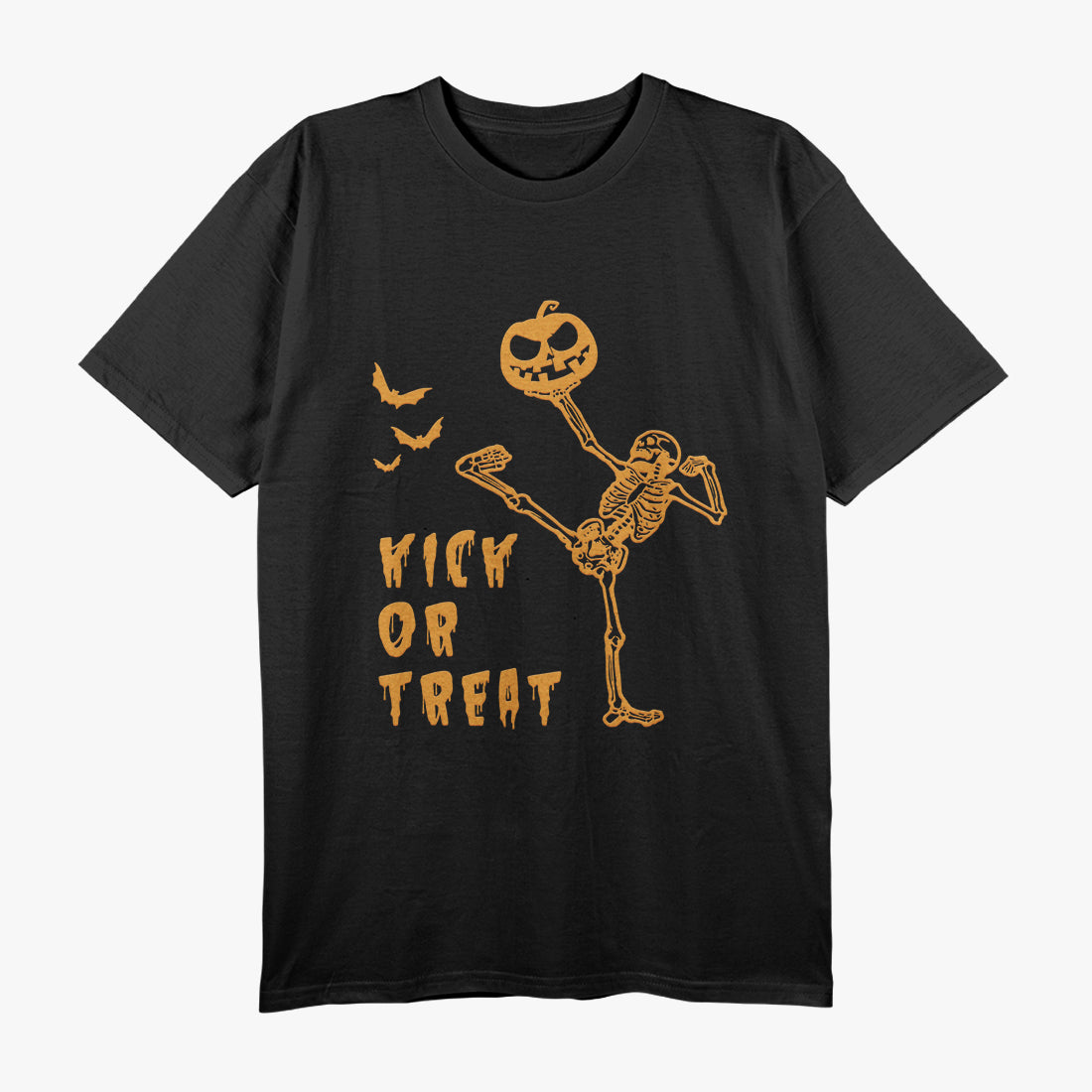 Kick Up the Spooks Funny Halloween Taekwondo T-Shirt