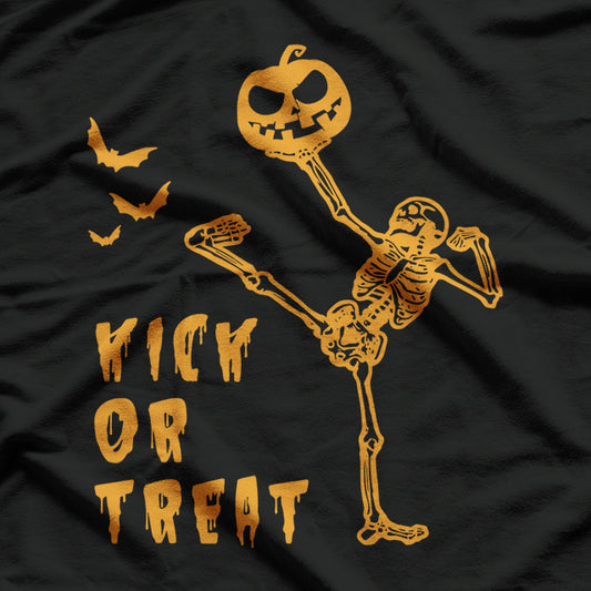 Kick Up the Spooks Funny Halloween Taekwondo T-Shirt