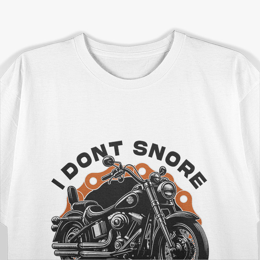 Dreaming of Motorcycles Funny T-Shirt