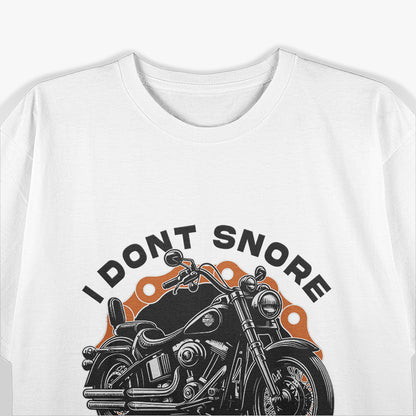 Dreaming of Motorcycles Funny T-Shirt