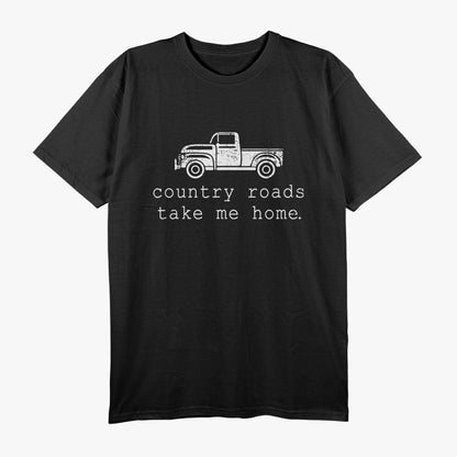 Vintage Country Roads Take Me Home T-Shirt