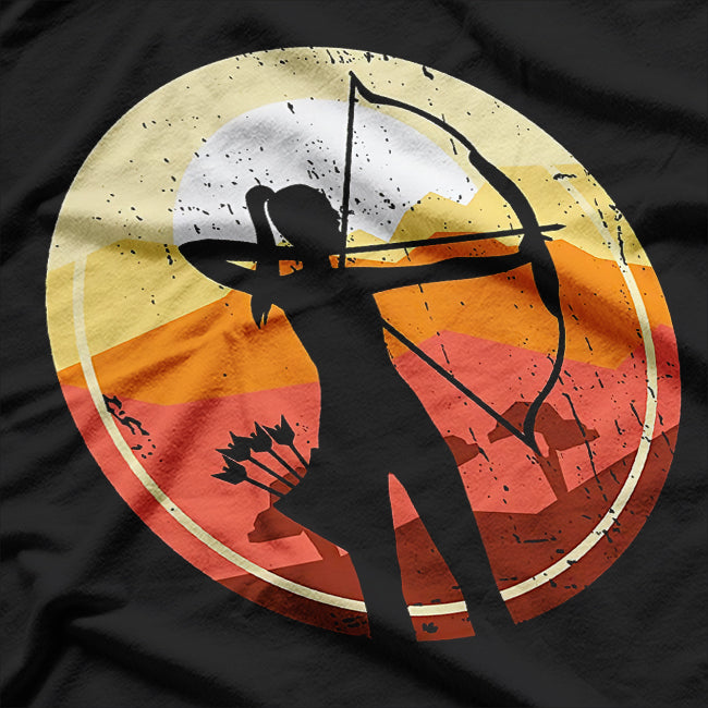 Proud Archery Girl Strong Woman With Bow and Arrow T-Shirt