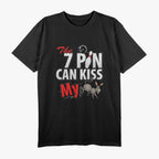 Seven Pin Can Kiss My Funny Pin Bowling Humor T-Shirt