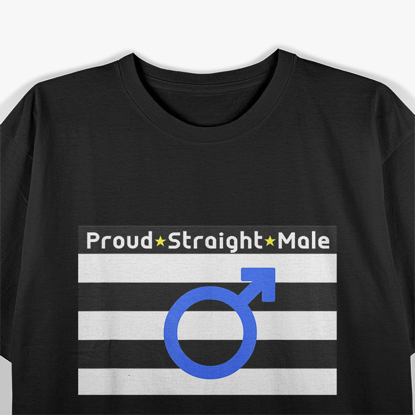 Straight Proud Heterosexual Male Humor T-Shirt