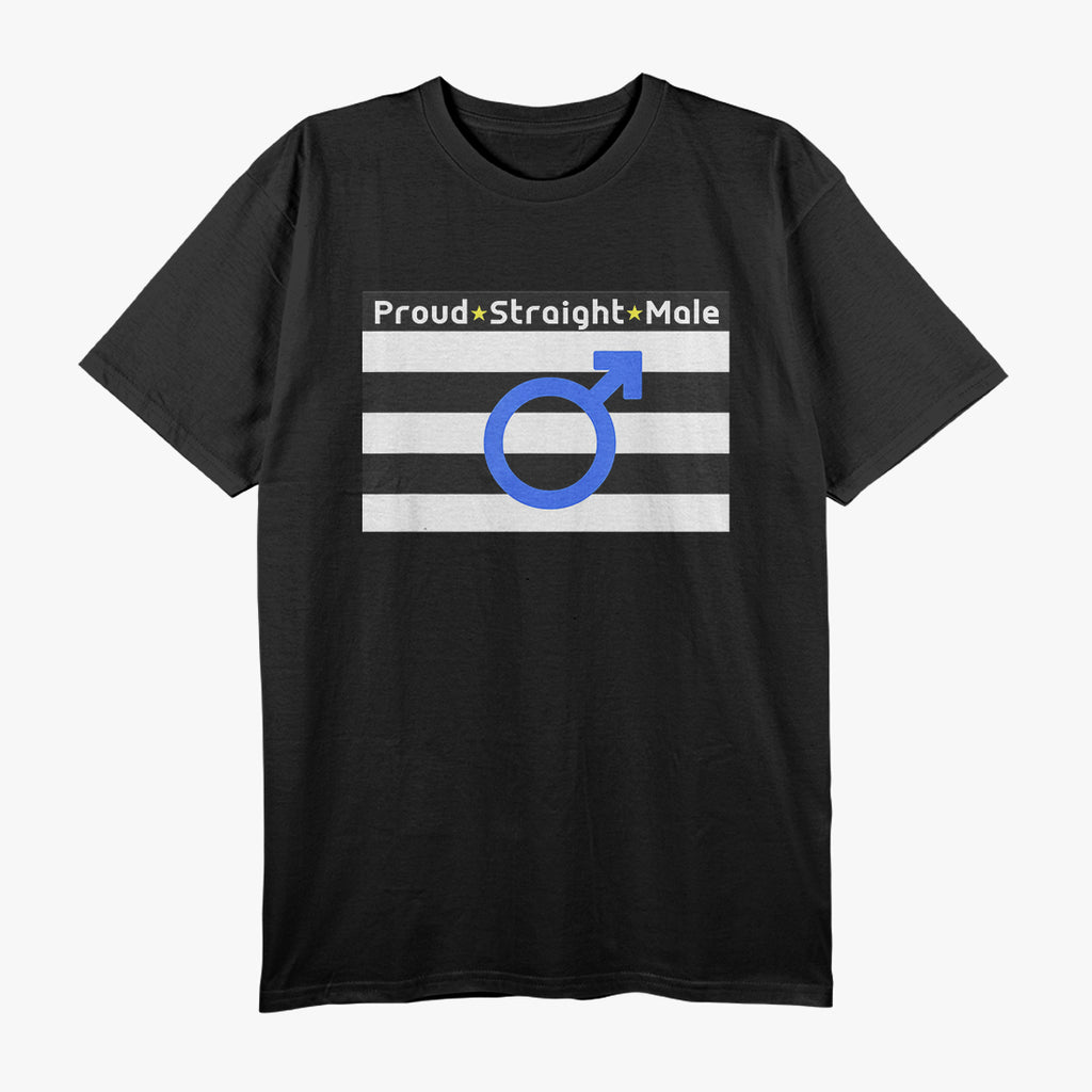 Straight Proud Heterosexual Male Humor T-Shirt