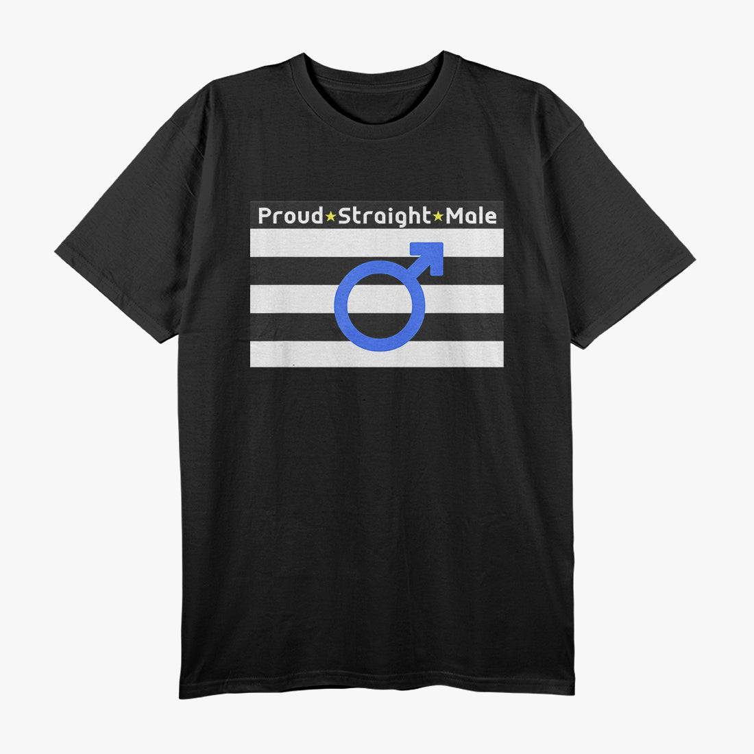 Straight Proud Heterosexual Male Humor T-Shirt