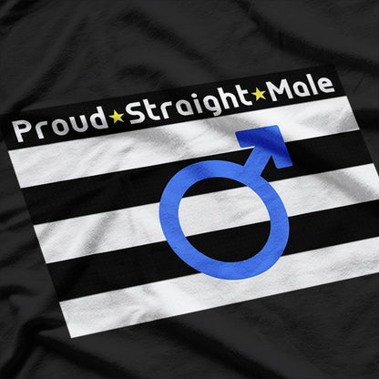 Straight Proud Heterosexual Male Humor T-Shirt