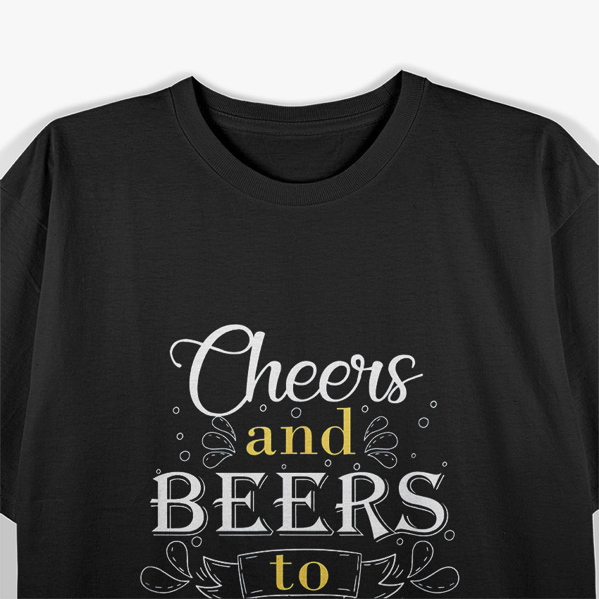 70th Birthday Cheers and Beers To 70 Years Birthday Squad T-Shirt