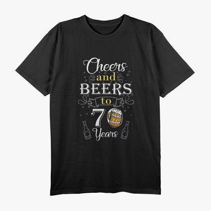 70th Birthday Cheers and Beers To 70 Years Birthday Squad T-Shirt