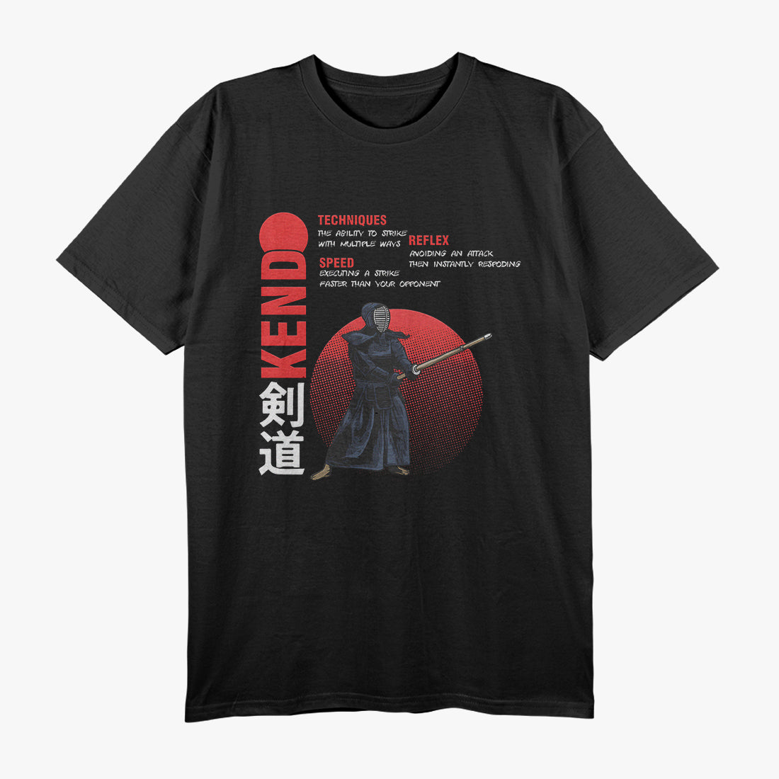 Kendo Techniques Japanese Martial Arts Enthusiast T-Shirt