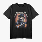 Metallicat Rock Band Cat Lovers Meme T-Shirt