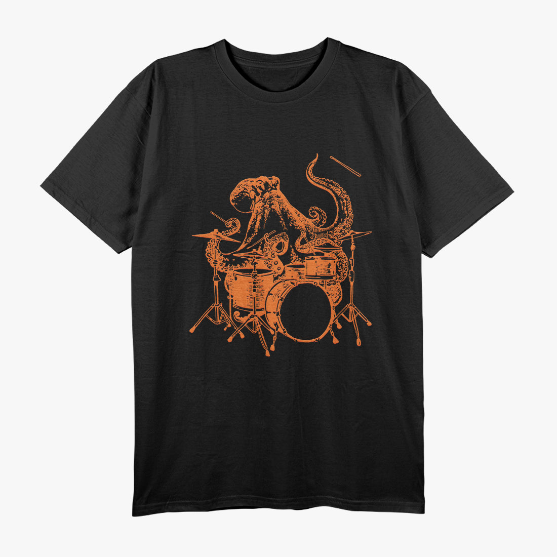 Octopus Playing Drums T-Shirt