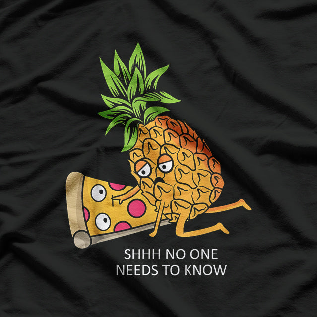 Pineapple Belongs on Pizza Funny Food Pun T-Shirt