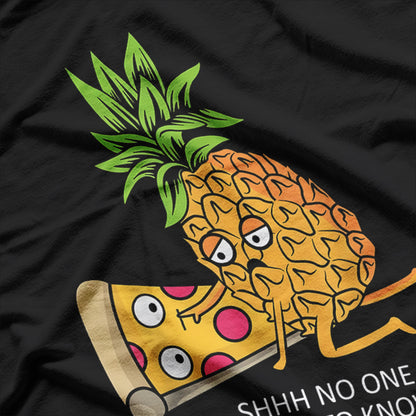 Pineapple Belongs on Pizza Funny Food Pun T-Shirt