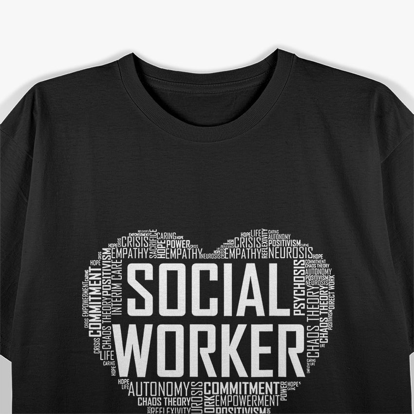 Social Worker Love - Celebrate Graduation and Appreciation Month T-Shirt