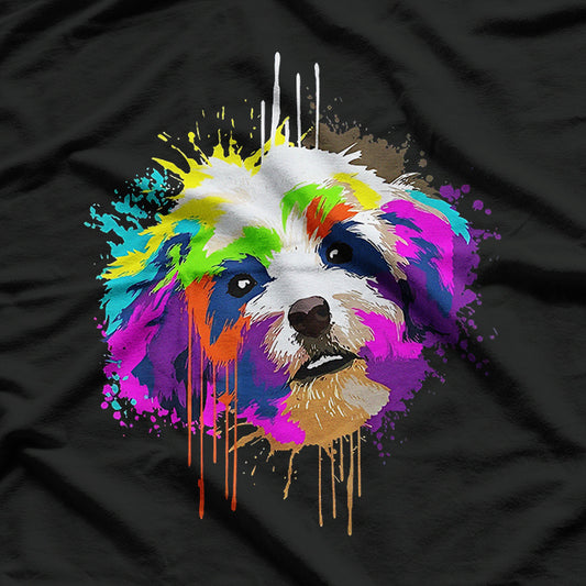 Splash Art Havanese – Cool Dog Lover Gift T-Shirt