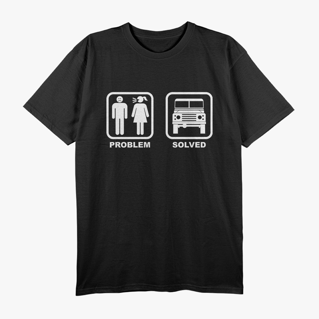 4x4 Problem Solved, Funny Off Roading 4x4 90 110 SVX T-Shirt