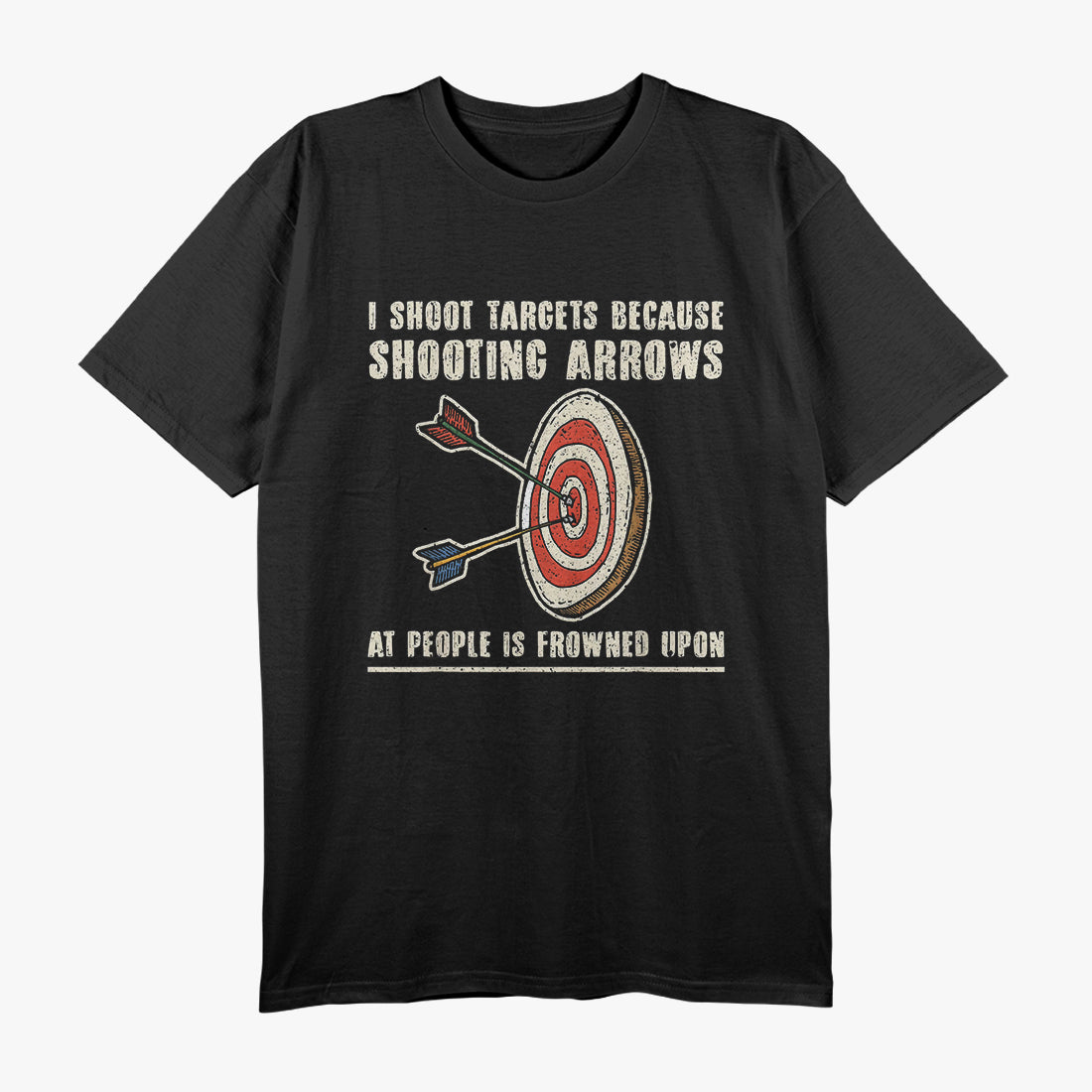 Funny Archery Enthusiast Life With Bow and Arrow Design T-Shirt