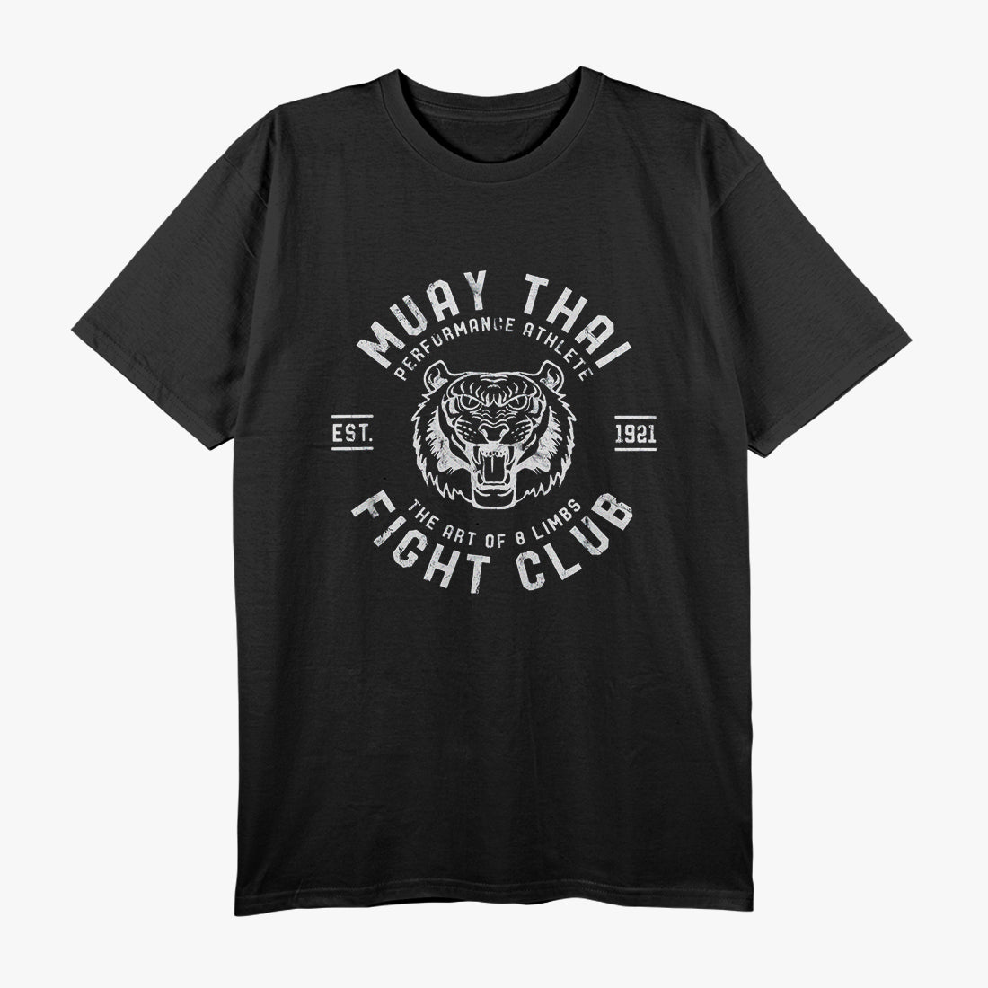 Muay Thai Fight Club Tiger Kick Boxing with Power and Precision T-Shirt