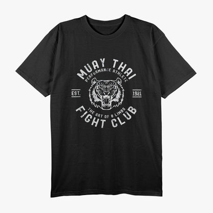 Muay Thai Fight Club Tiger Kick Boxing with Power and Precision T-Shirt