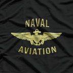 Naval Aviation Wings Patch T-Shirt