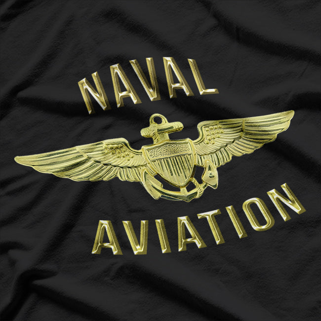 Naval Aviation Wings Patch T-Shirt