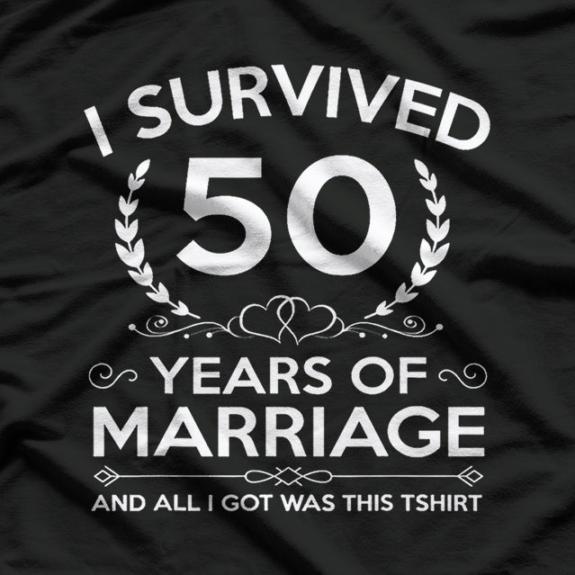 50th Wedding Anniversary - Husband & Wife 50 Years Gift T-Shirt