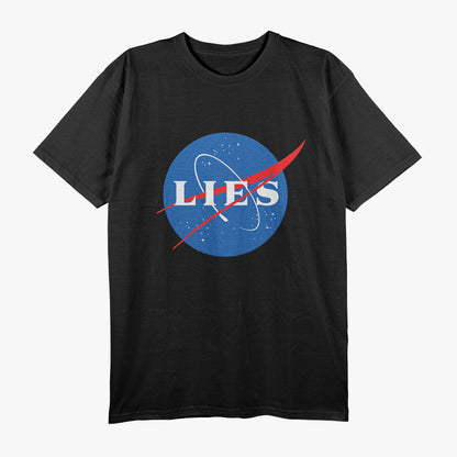 NASA Lies – Bold Conspiracy Theory T-Shirt