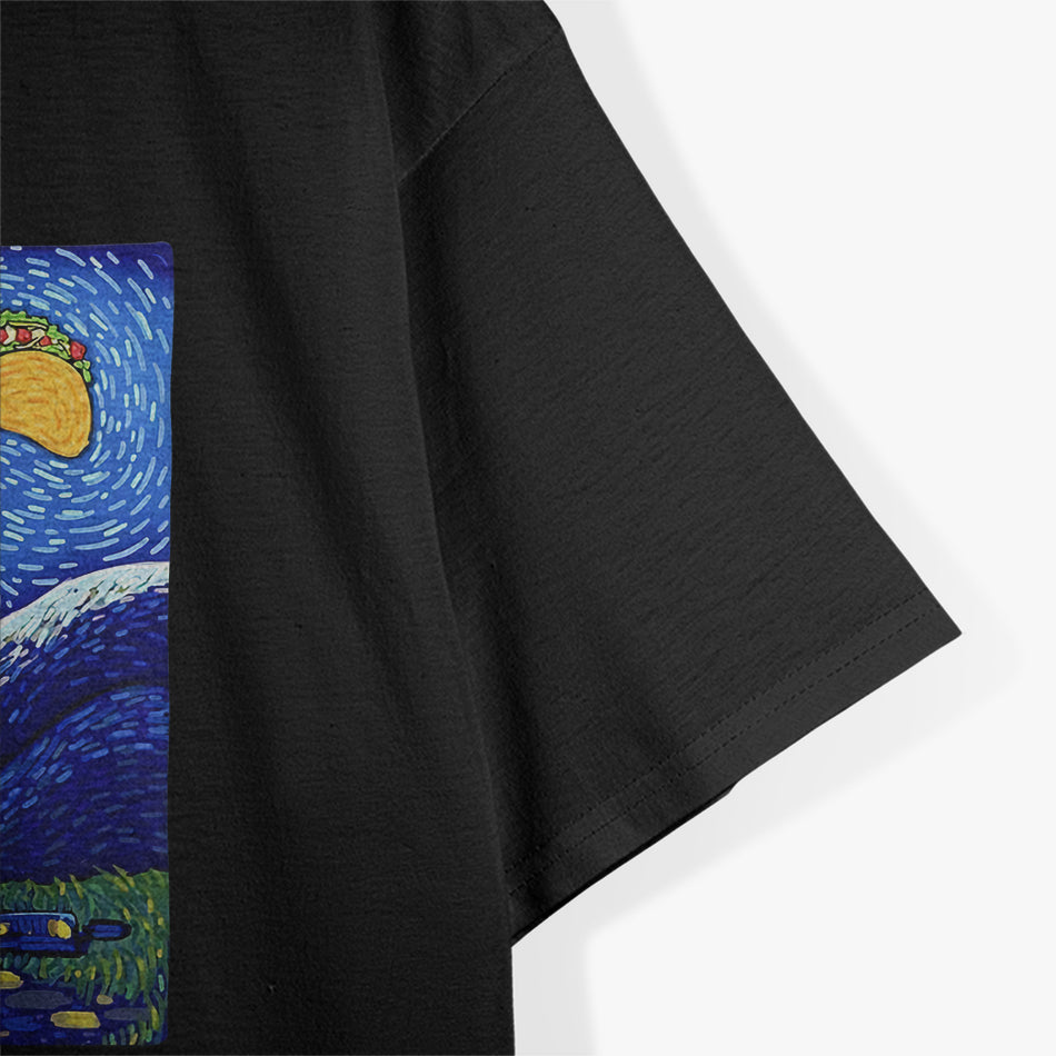 Starry Night With Tacos Funny Taco Lover T-Shirt