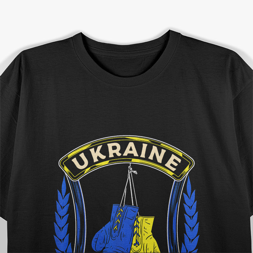 Ukraine Boxing National Team Patriotism and Power in the Ring T-Shirt