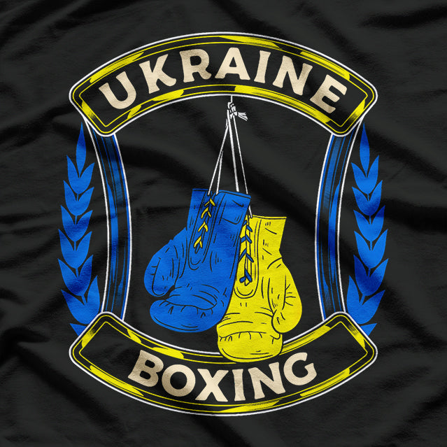 Ukraine Boxing National Team Patriotism and Power in the Ring T-Shirt