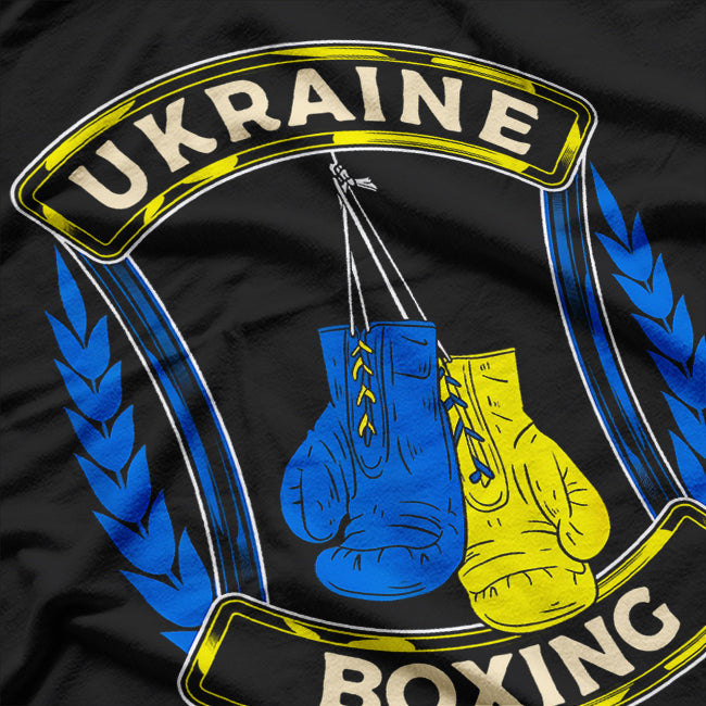 Ukraine Boxing National Team Patriotism and Power in the Ring T-Shirt