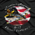 B-17 Flying Fortress, American Airpower T-Shirt