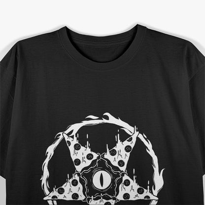 Blackcraft Pizza Sigil Pizzagram Pentagram T-Shirt