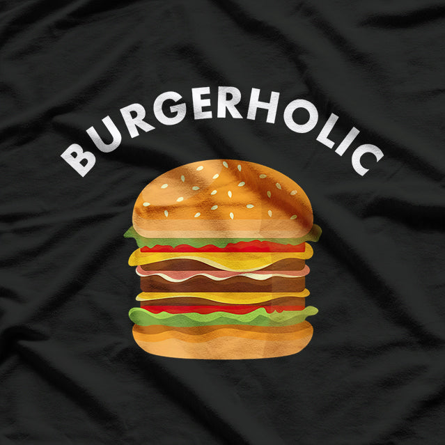 Burger, Funny Burgerholic Saying Burger T-Shirt