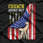 Church Sound Guy Playing Audio Tech Engineer T-Shirt