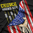 Church Sound Guy Playing Audio Tech Engineer T-Shirt