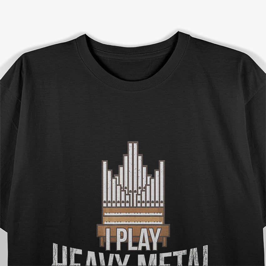 Play Church Organist Retro Pipe Organ Player T-Shirt